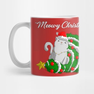 Meowy Christmas Mug